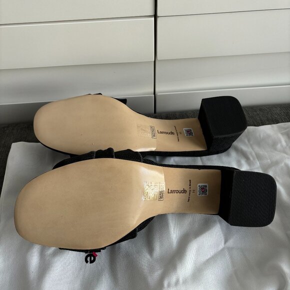 Larroude Black Women's Sandals - Picture 3 of 3